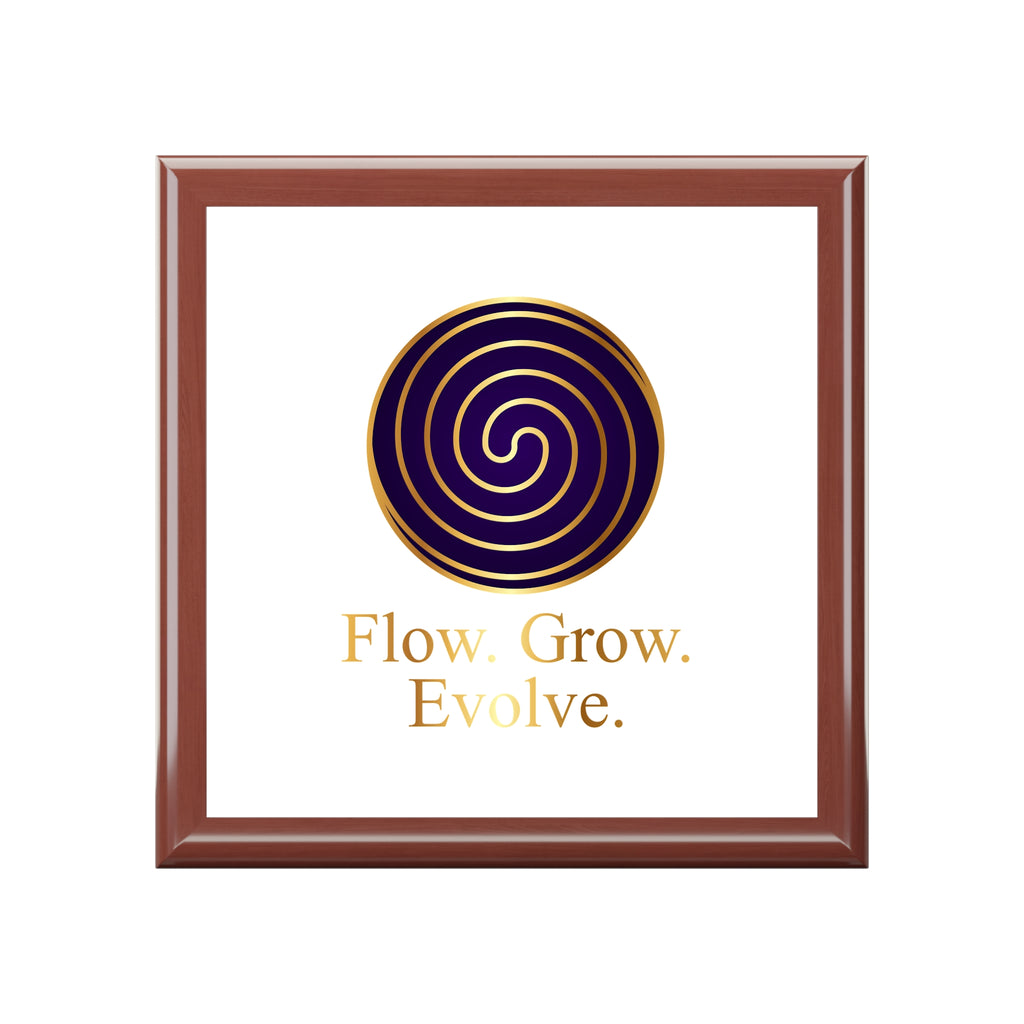Inspirational Box - Flow. Grow. Evolve.