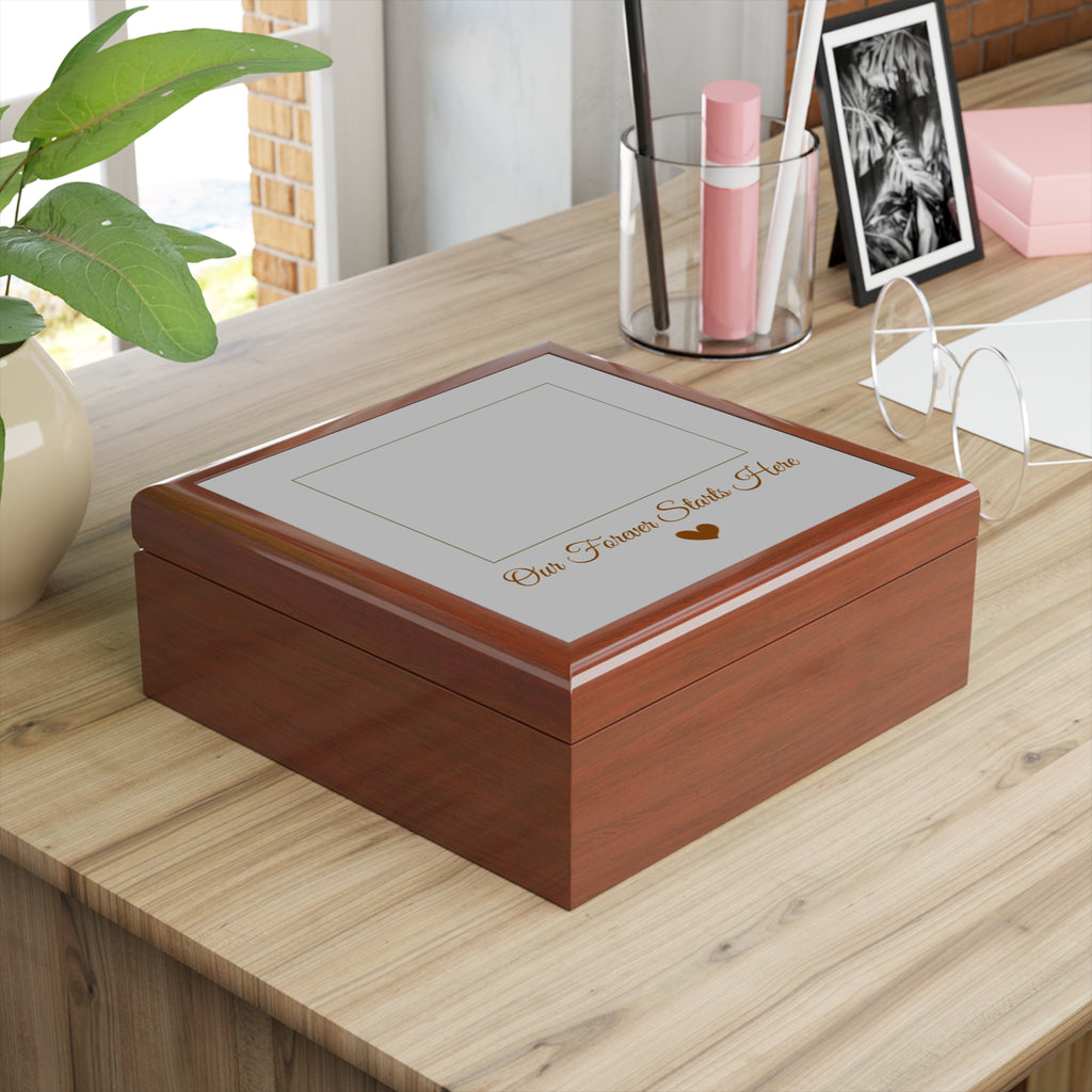 Personalized Box - 'Our Forever Starts Here'