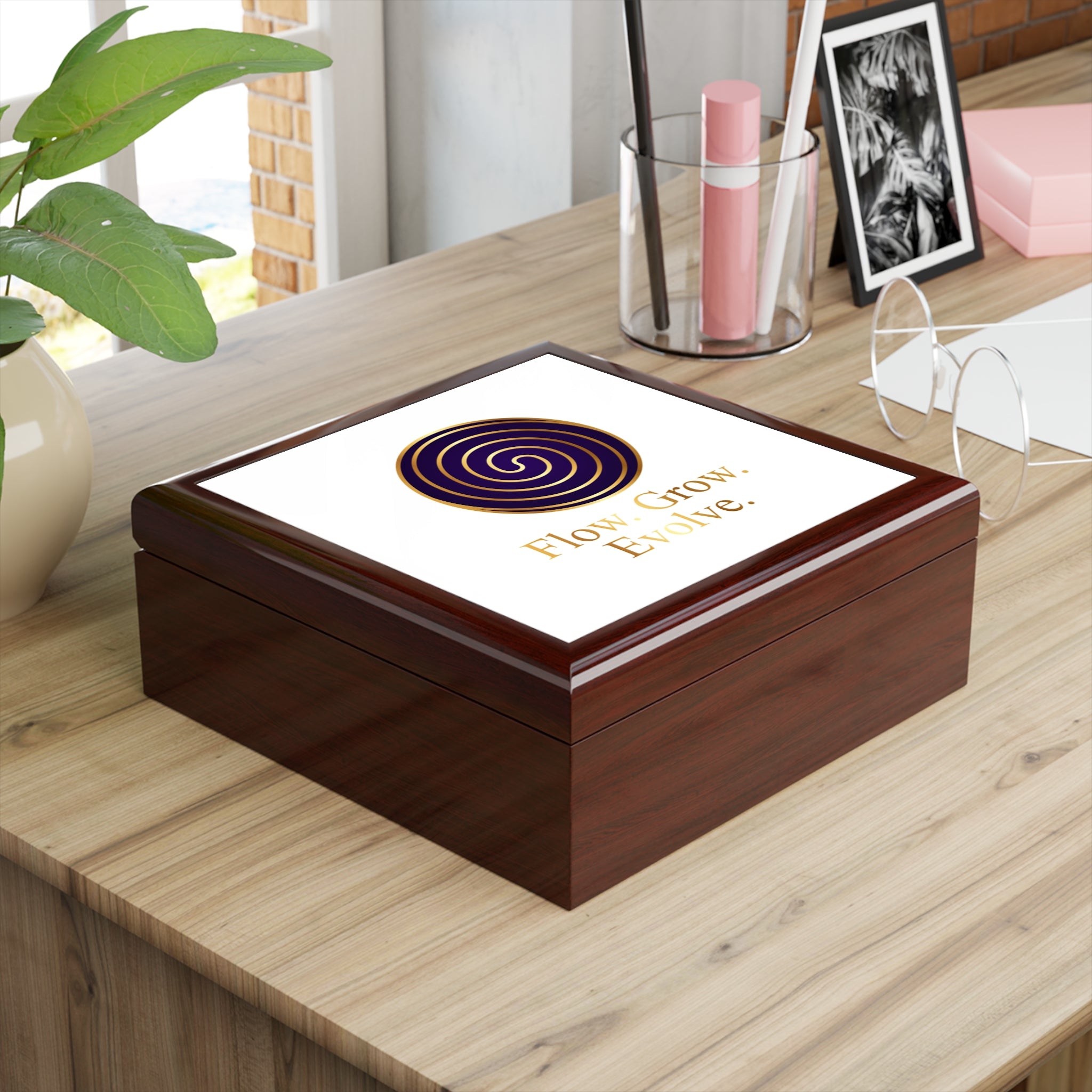 Inspirational Box - Flow. Grow. Evolve.