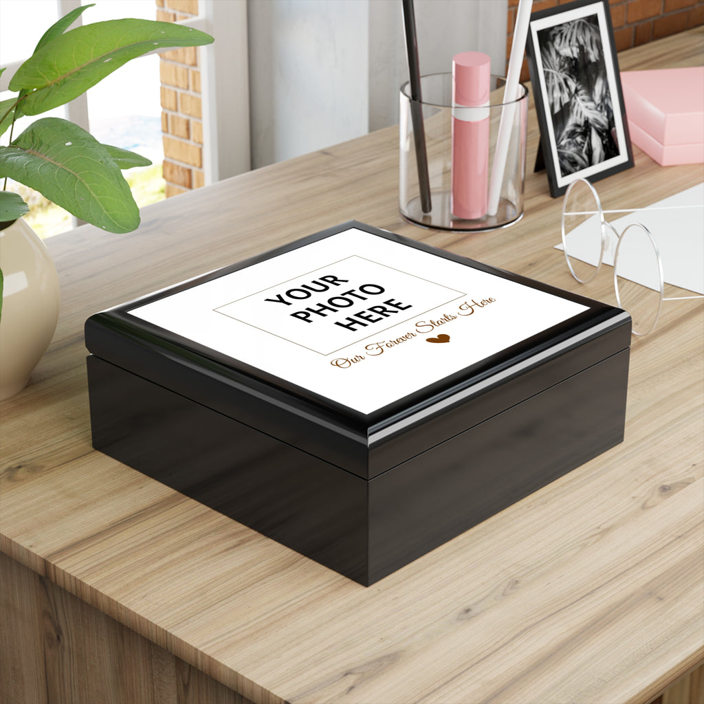 Personalized Box with Custom Photo Design - Perfect Gift for Weddings, Anniversaries, and Special Occasions