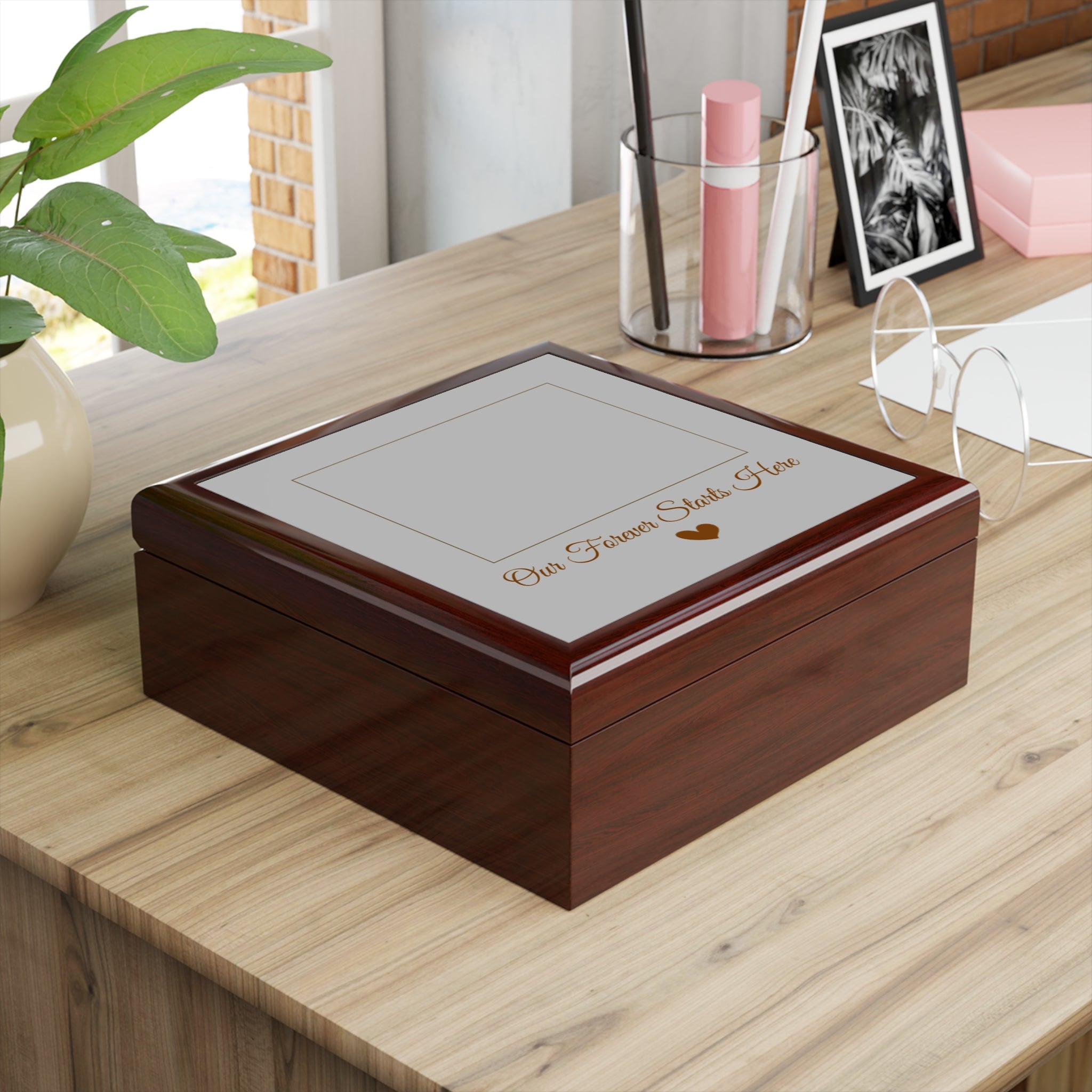 Personalized Box - 'Our Forever Starts Here'