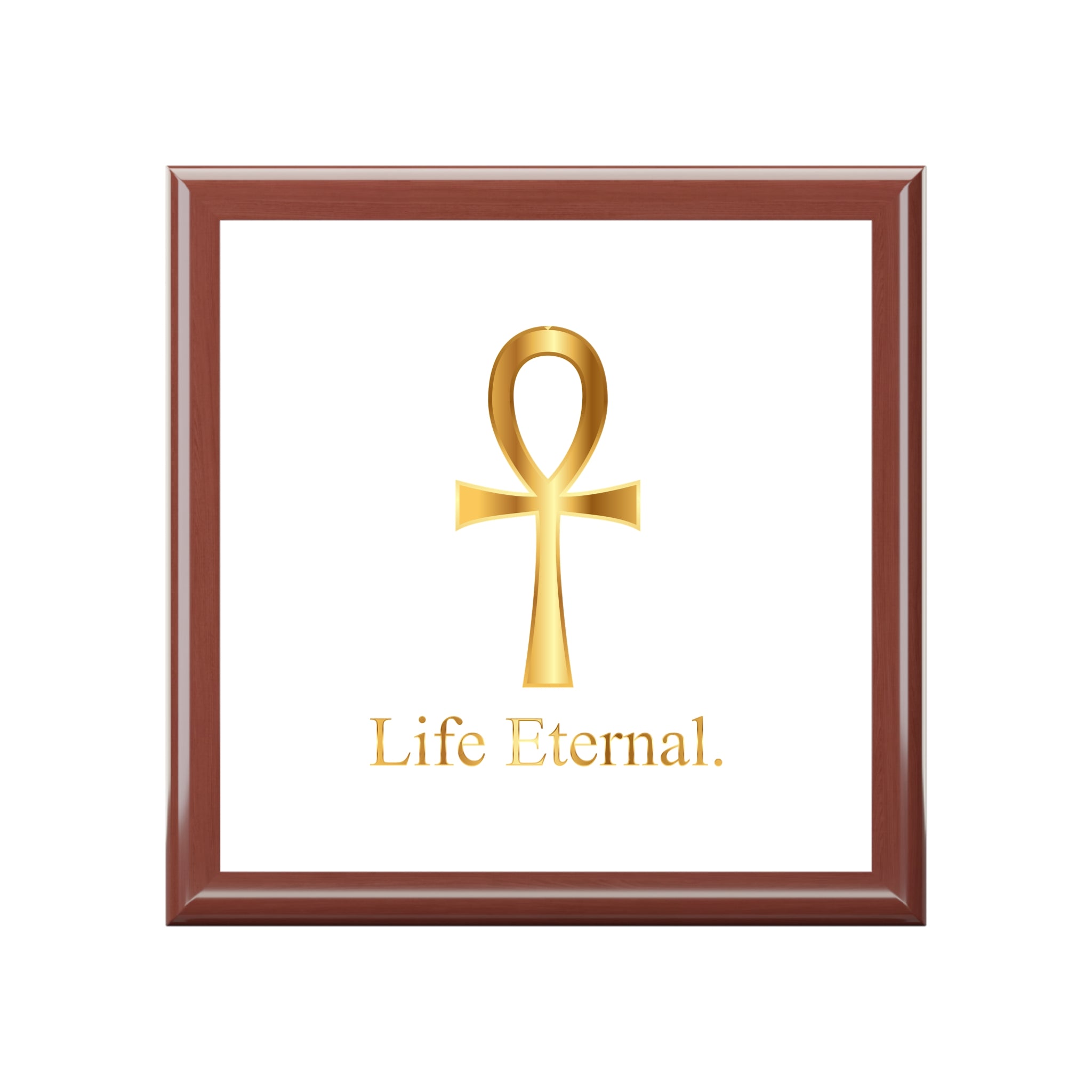 Elegant Box with Ankh Design - Life Eternal