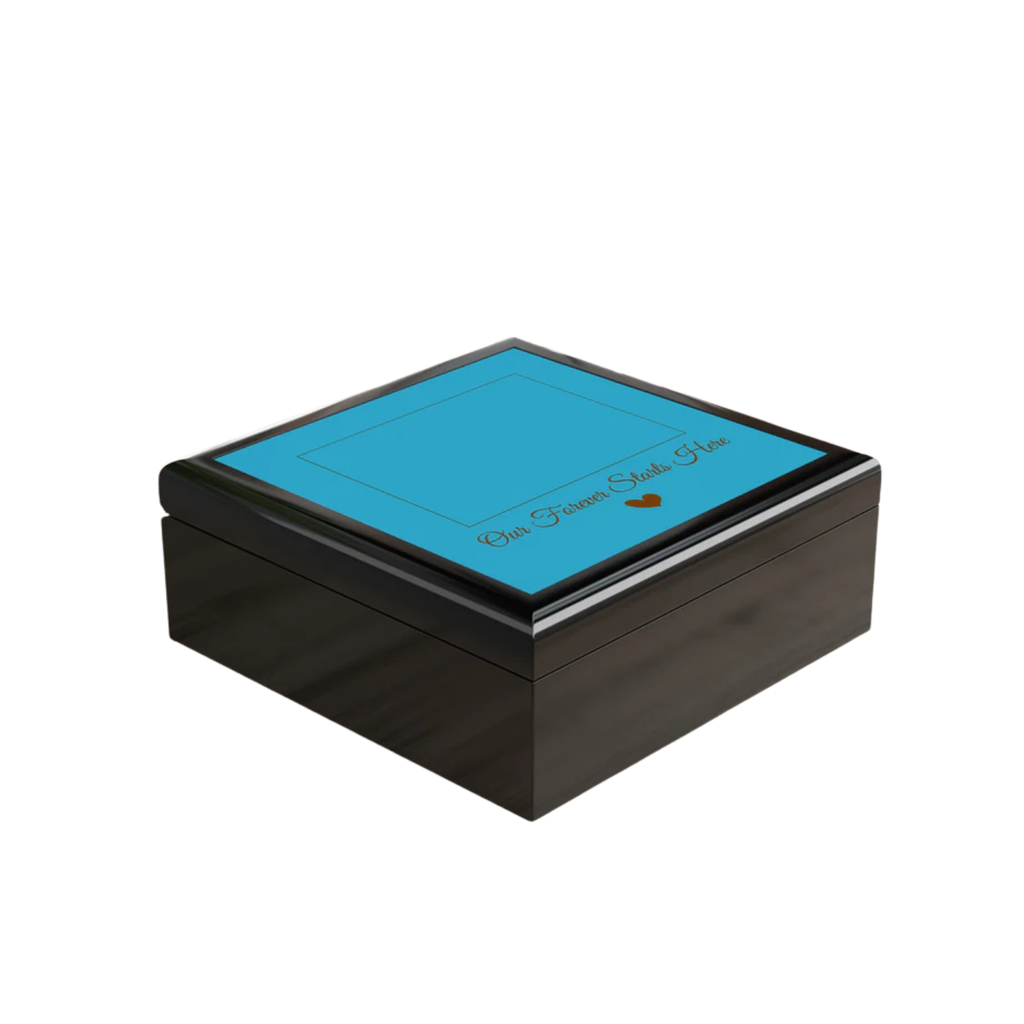 Personalized Box with Heart & Custom Text