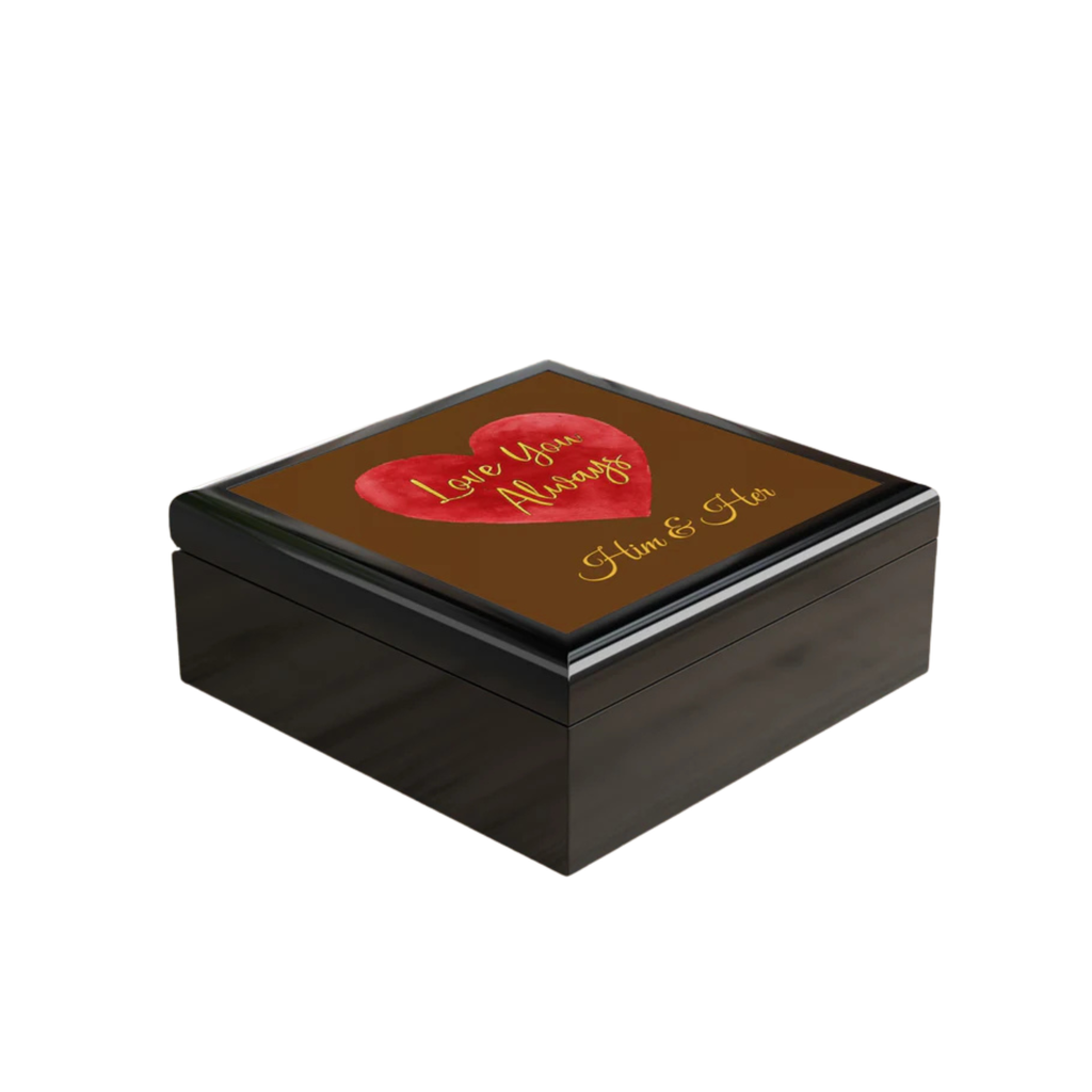 Personalized Love You Always Box for Him & Her